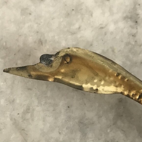 Vintage Swan Wall Art Pair MCM Tin Wood Reed Cattail Lake Decor Mid Century - Picture 8 of 16